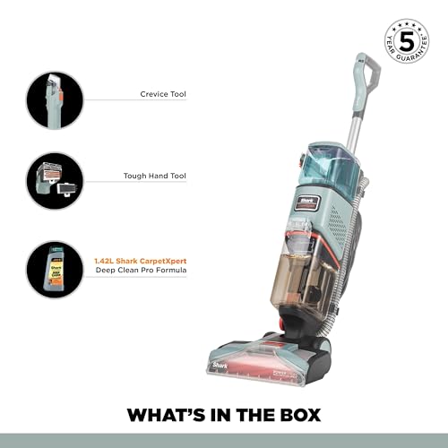 Thumbnail 5 de Shark CarpetXpert Deep Clean Carpet Cleaner, 2.3L, 960W – EX150UKCP (Grey)