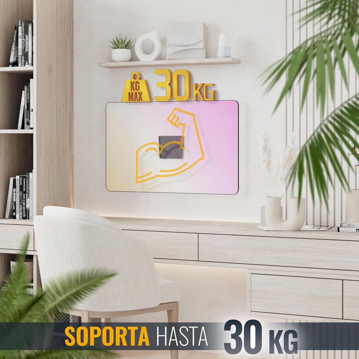 Thumbnail 3 de RICOO F0311 Soporte pared ultra slim 14 mm 13-32
