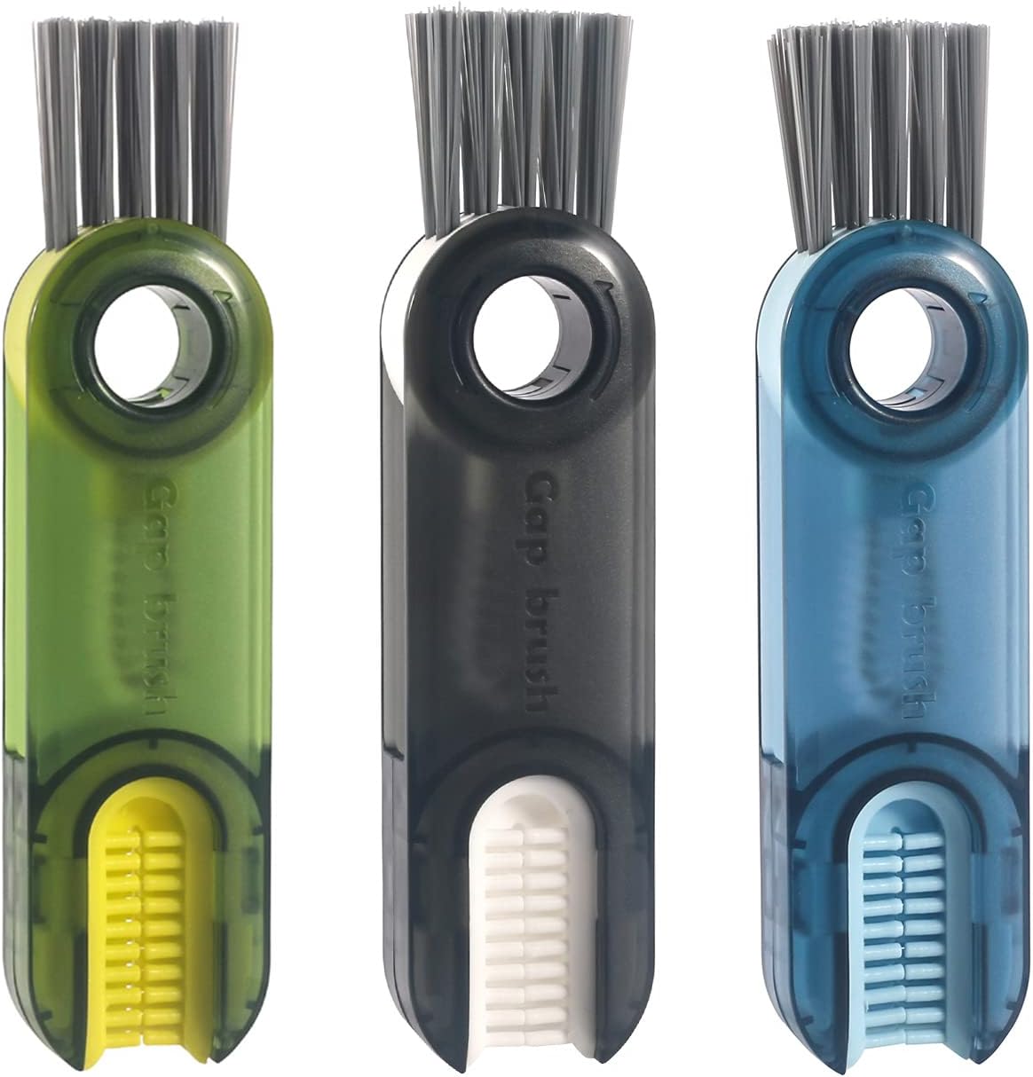 Thumbnail 1 de 3 in 1 Cup Lid Gap Cleaning Brush Set — Multifunctional Silicone Cup Holder Cleaner
