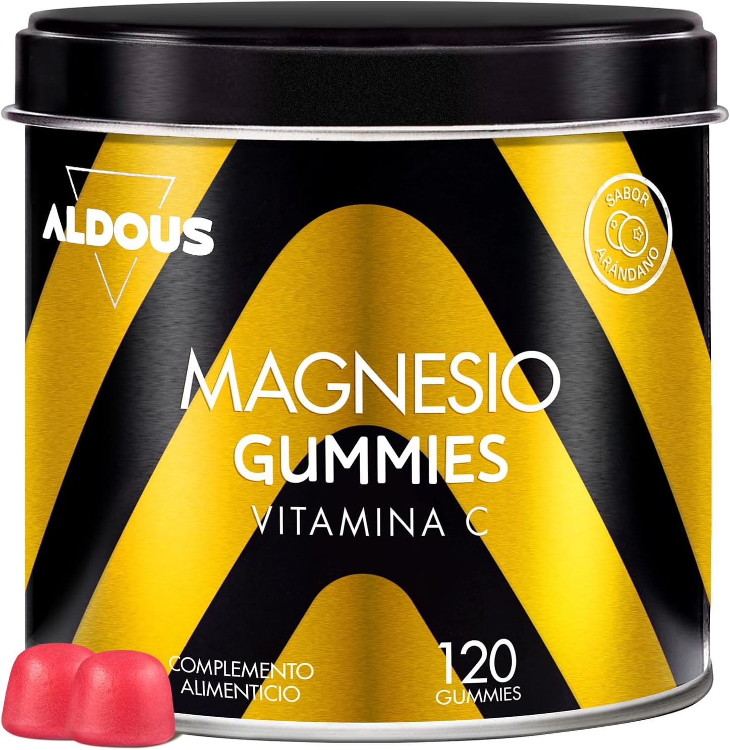 Detalle de Aldous Citrato de Magnesio Gominolas 225 mg + Vitamina C 45 mg