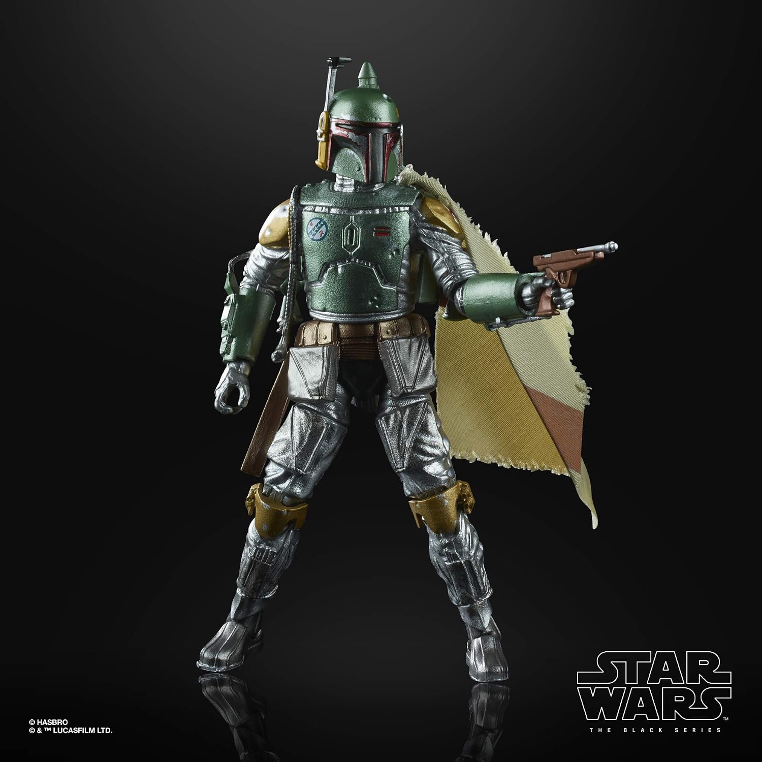 Detalle 1 de ハズブロ スター・ウォーズ ブラックシリーズ ボバ・フェット 40周年記念フィギュア CARBONIZED METALLIC仕上げ