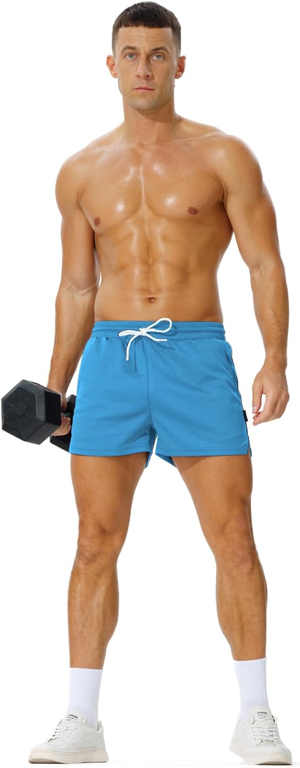 Detalle 2 de AIMPACT Mens Mesh Running Shorts 3" quick-dry shorts