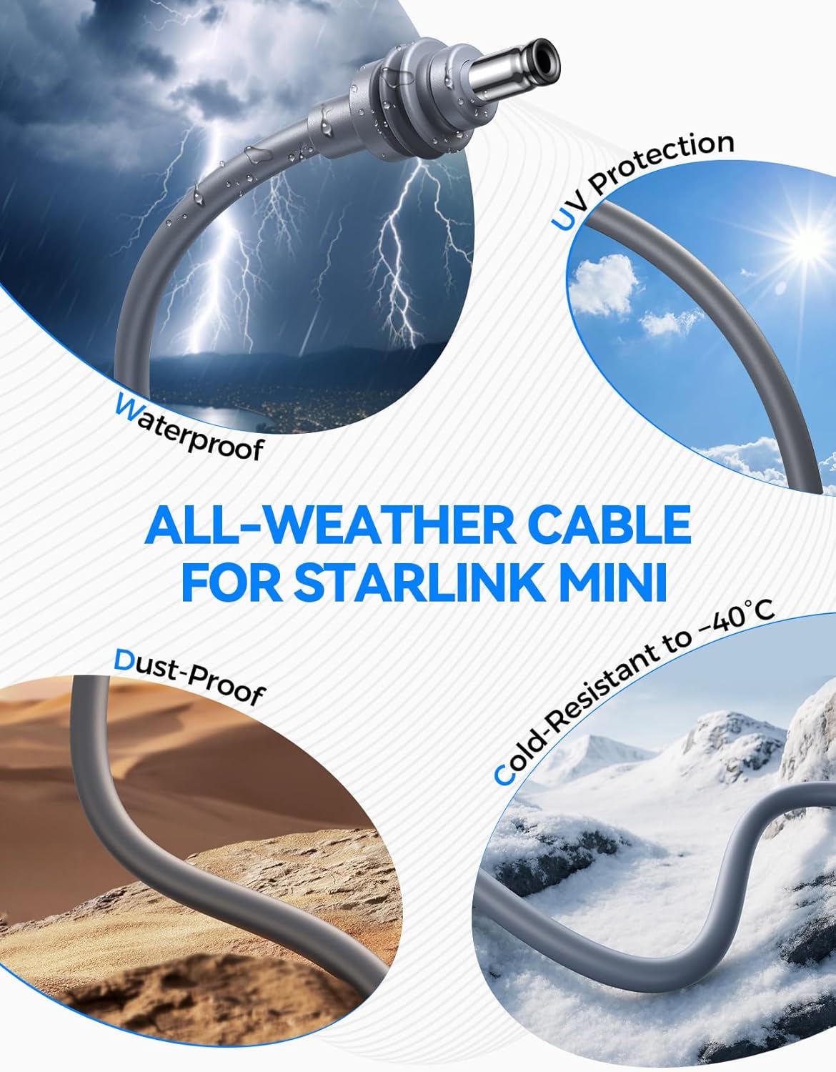 Thumbnail 4 de Starlink Mini Car Adapter 10FT Cable