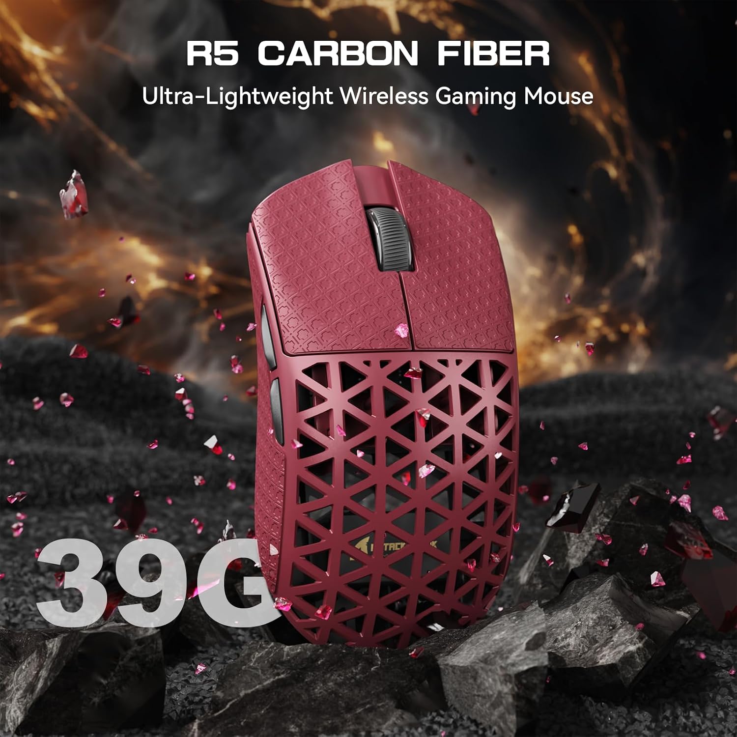 Detalle de ATTACK SHARK R5 Ultra Gaming-Maus 39 g