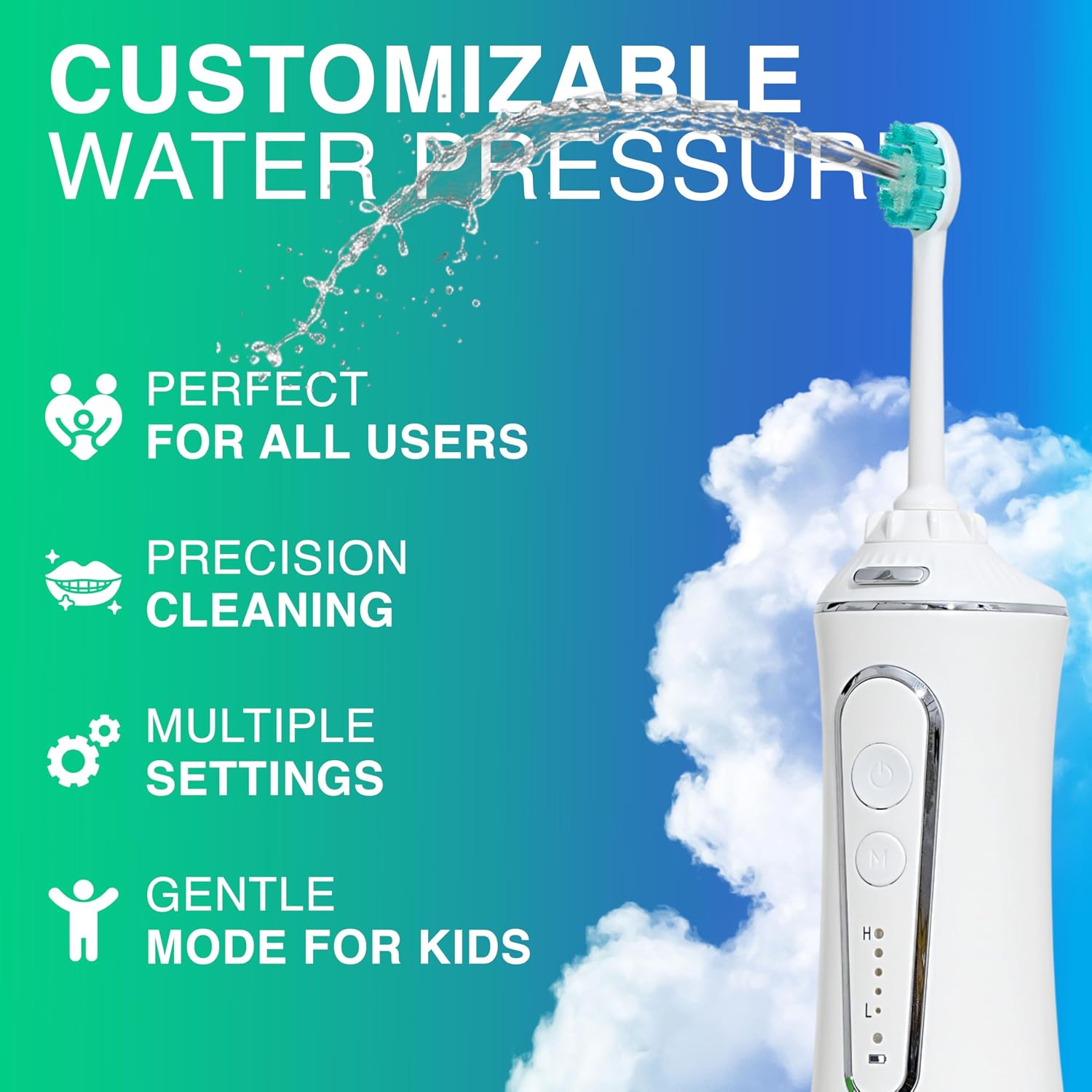 Thumbnail 2 de Professional Water Flosser: Advanced Dental Care for a Healthier Mouth