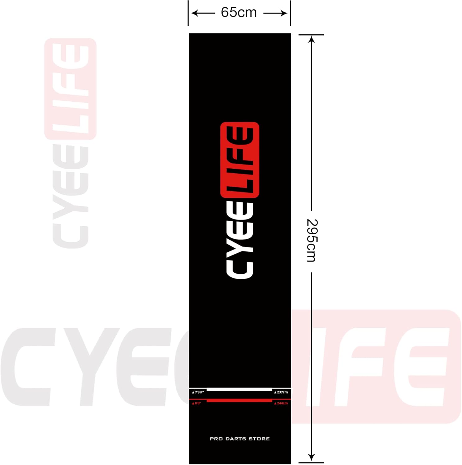 Thumbnail 3 de CyeeLife Dartteppich 295 cm