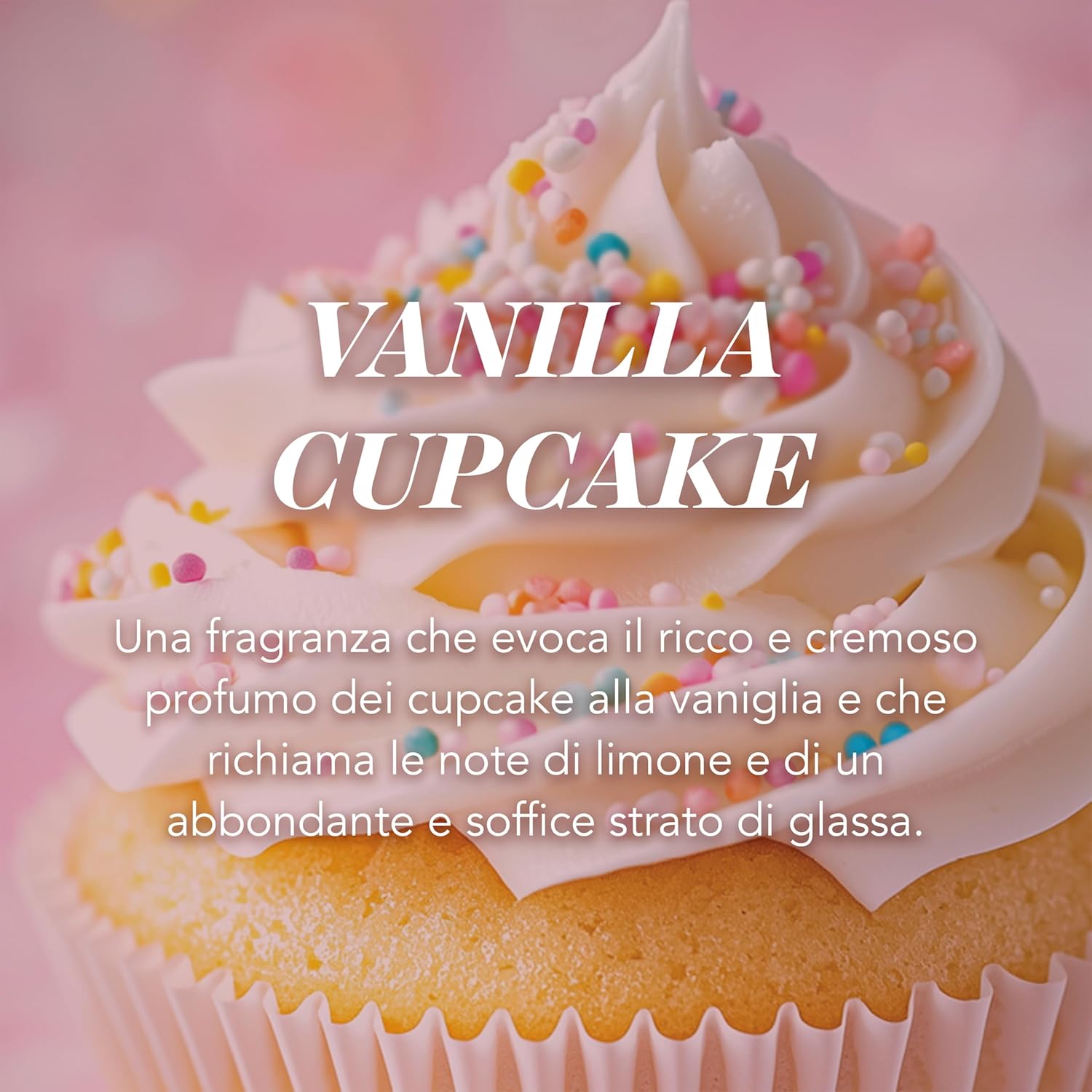 Detalle de Yankee Candle Candela profumata in giara grande Cupcake alla vaniglia