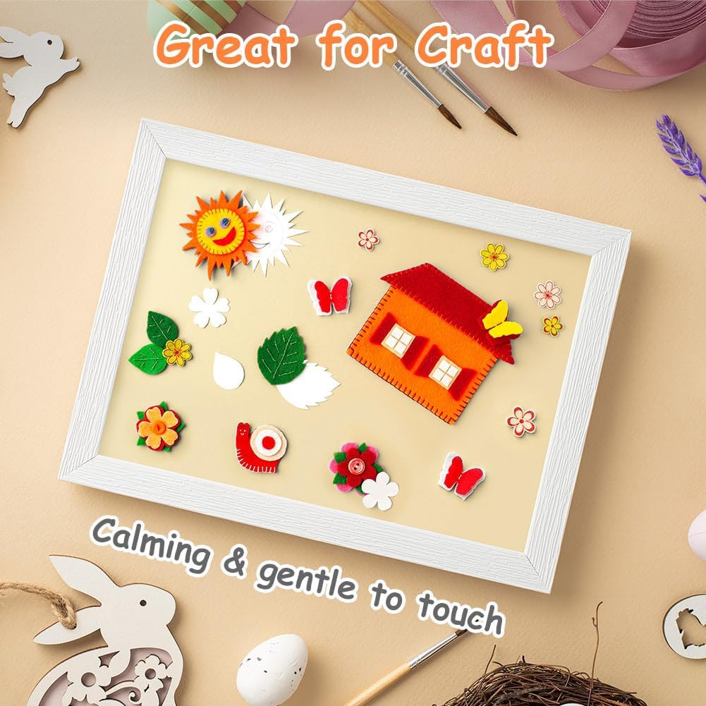 Thumbnail 5 de Ainiv 30 x 20 cm Felt Fabric Sheets 40-pack 🎨