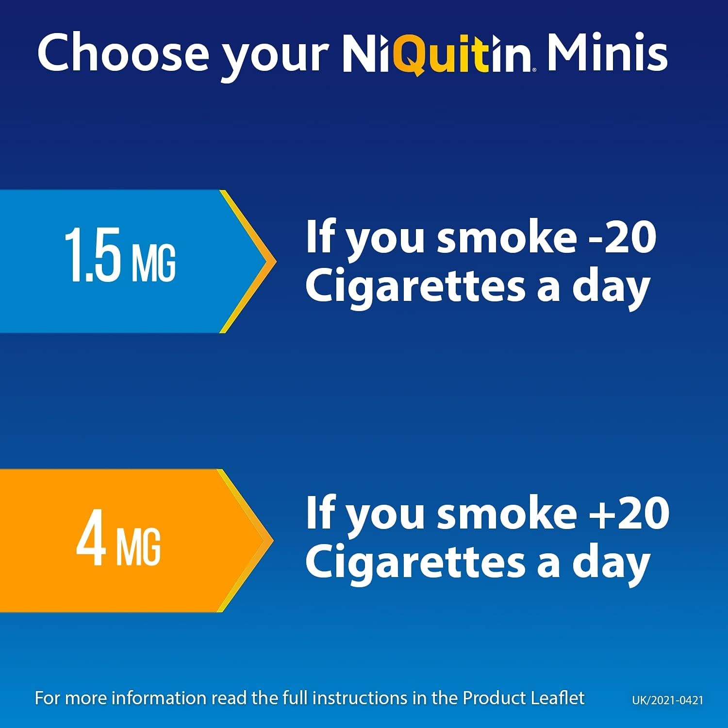 Thumbnail 4 de NiQuitin 4mg Minis Mint nicotine lozenges 100 pack 🍬
