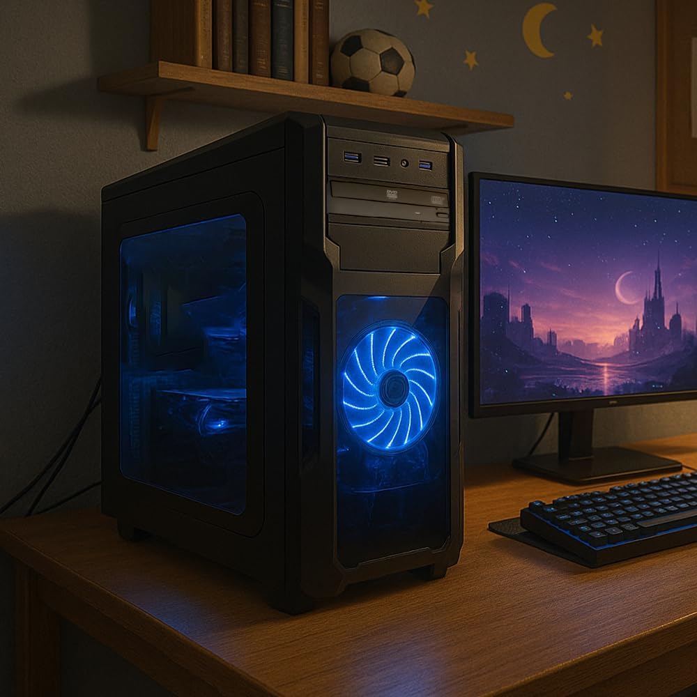 Detalle de PC Fisso Desktop NUOVO pronto all'uso con Intel i7-6700, 16GB RAM, 512GB SSD e Windows 11 Pro