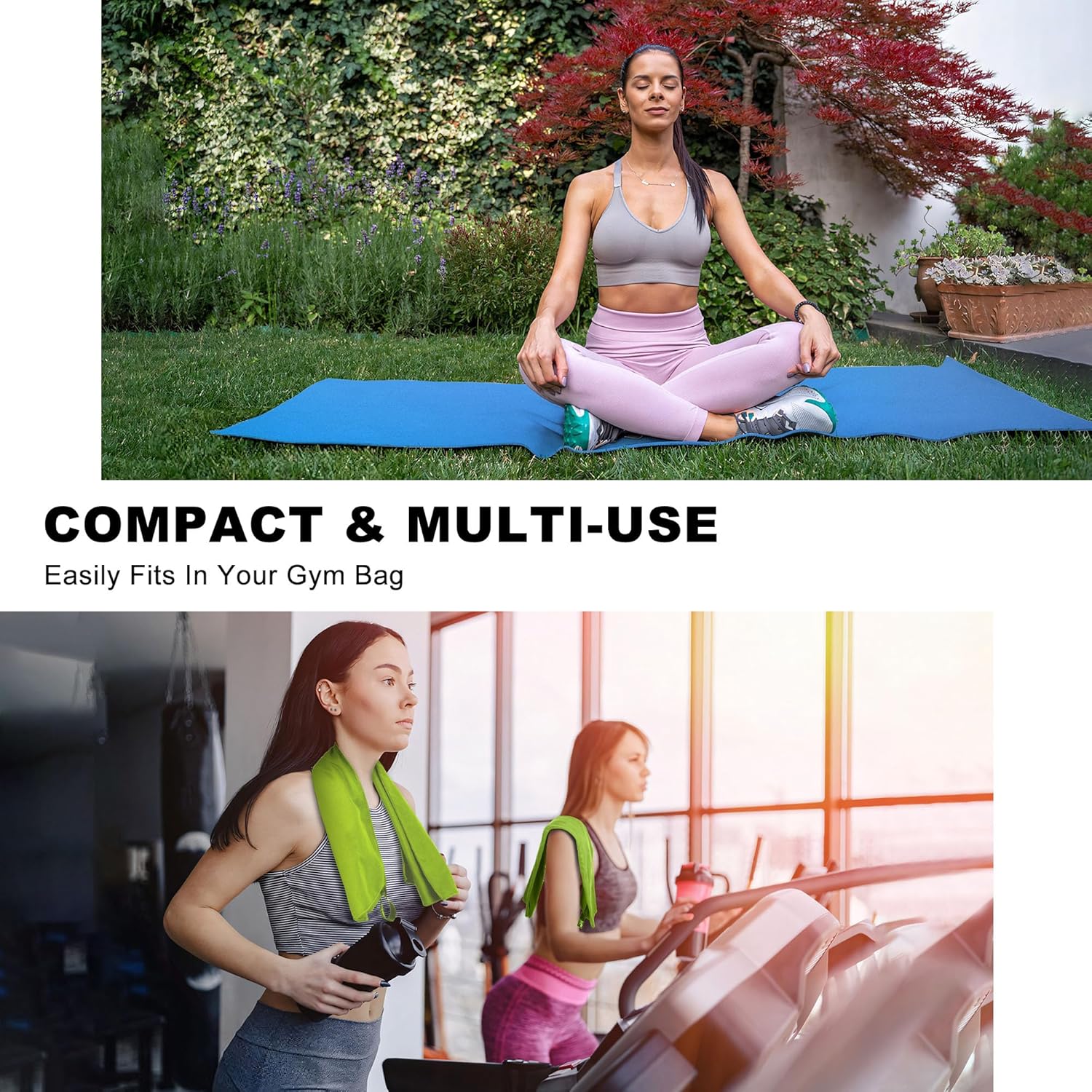 Thumbnail 6 de HiiPeak Microfibre Towel Compact Camping Beach Towel (Light Blue, 1 pack) – Quick-dry 180cm x 90cm