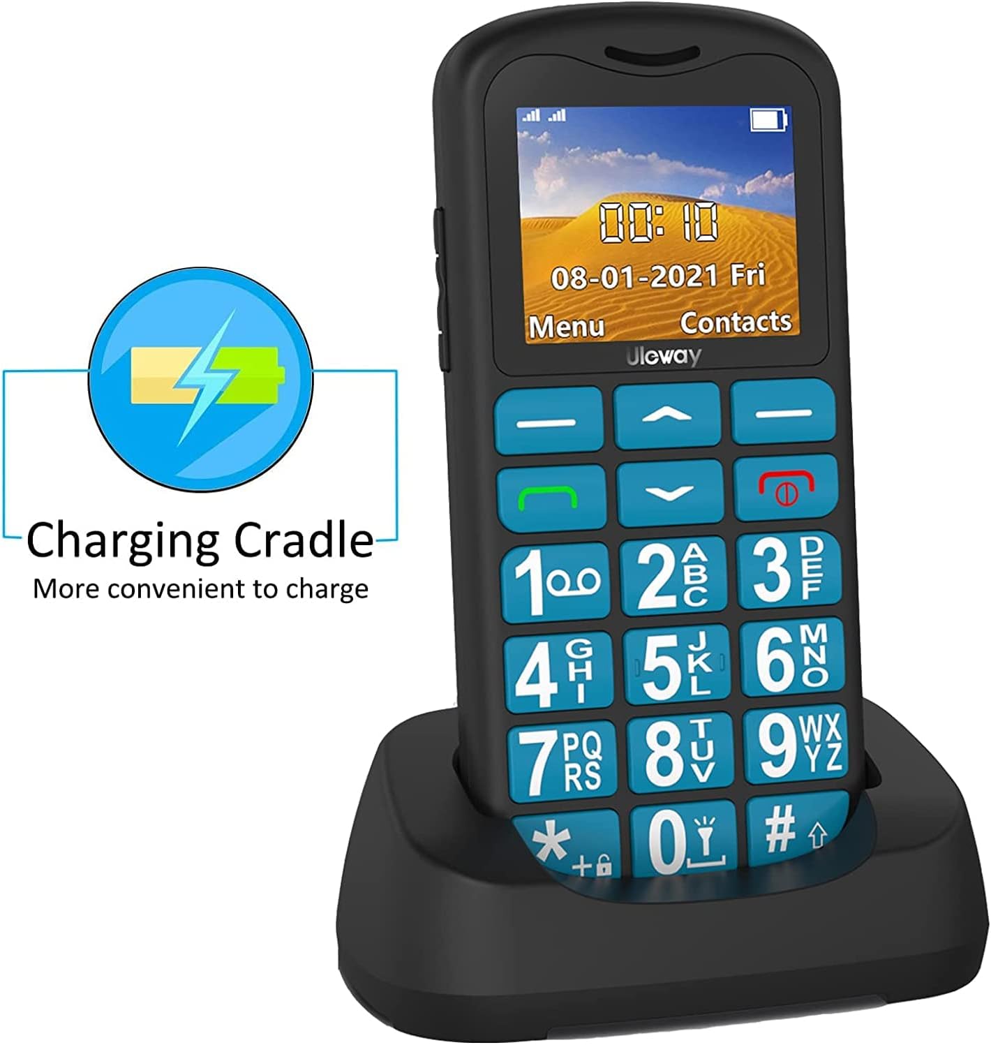 Detalle de ukuu Big Button Senior Phone with SOS