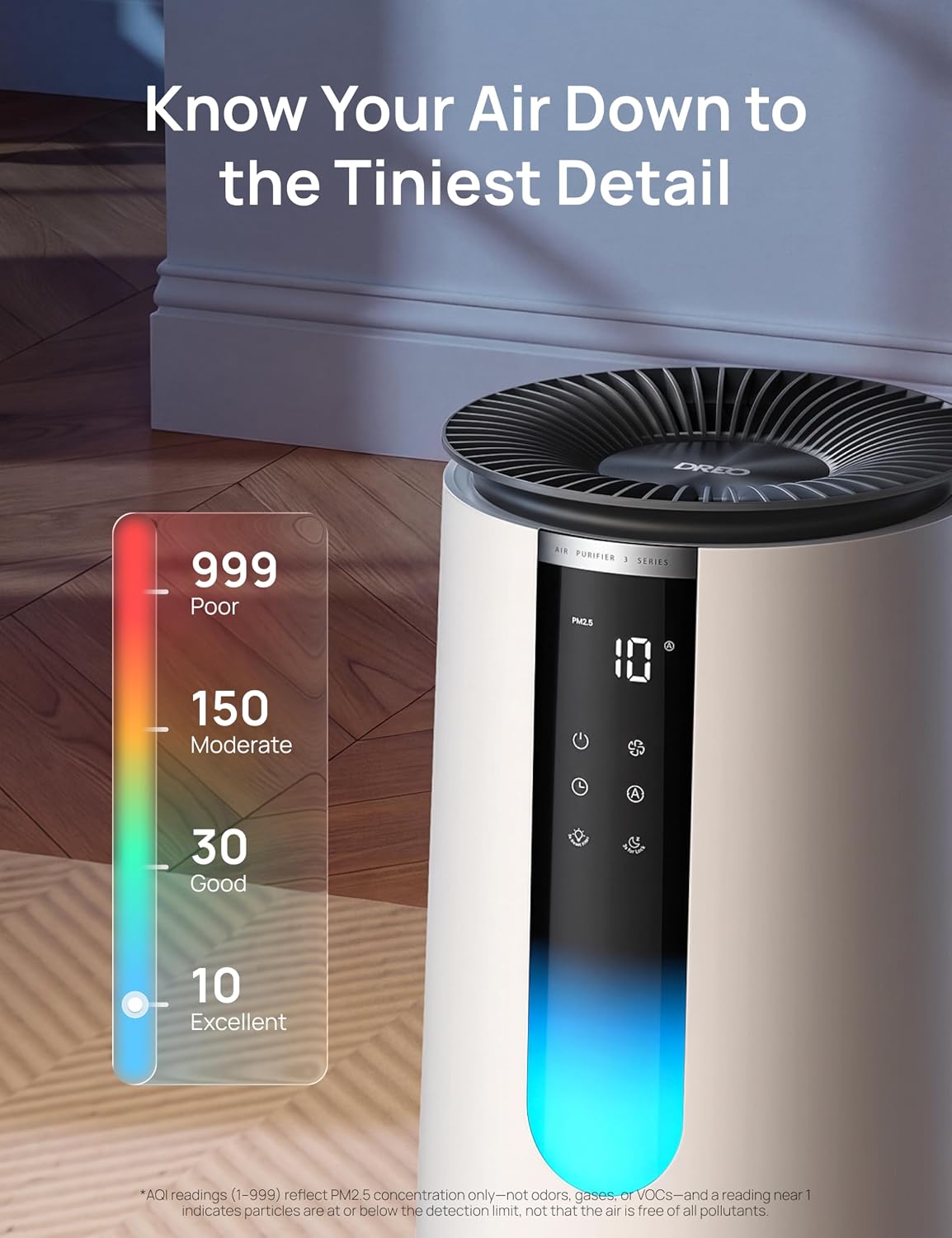 Thumbnail 6 de DREO 338S DR-HAP008S Smart Air Purifier with PM2.5 Monitor and Wi-Fi