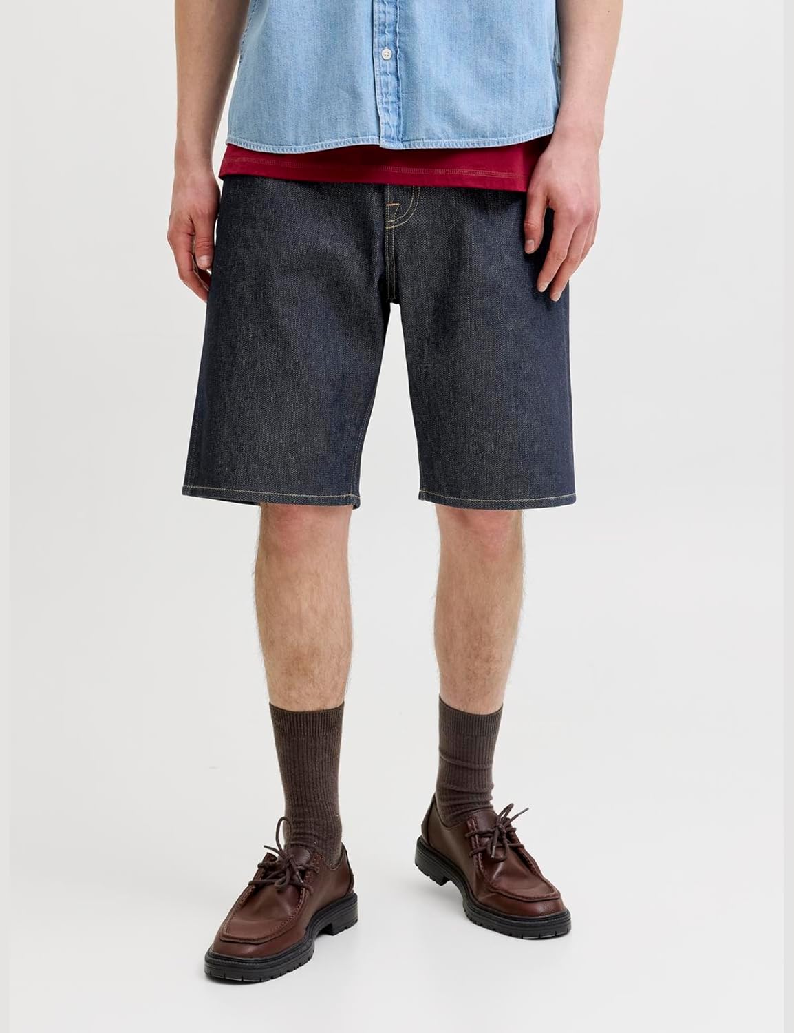 Detalle 2 de Jack & Jones JJialex JJOriginal Shorts Am 300 SN: shorts casual per stile urbano e comfort estivo