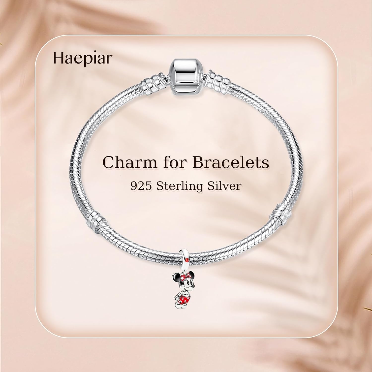 Detalle 2 de HAEPIAR Charms aus 925er Sterling Silber mit Zirkonia – außerirdischer Hund Anhänger für Armbänder (und Ketten)