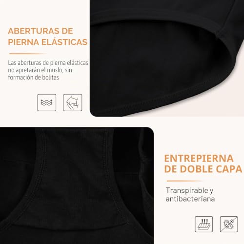 Thumbnail 5 de NUOZA Bragas Mujer Algodón Talle Alto – 2XL, opción cómoda para casa, postparto y uso diario