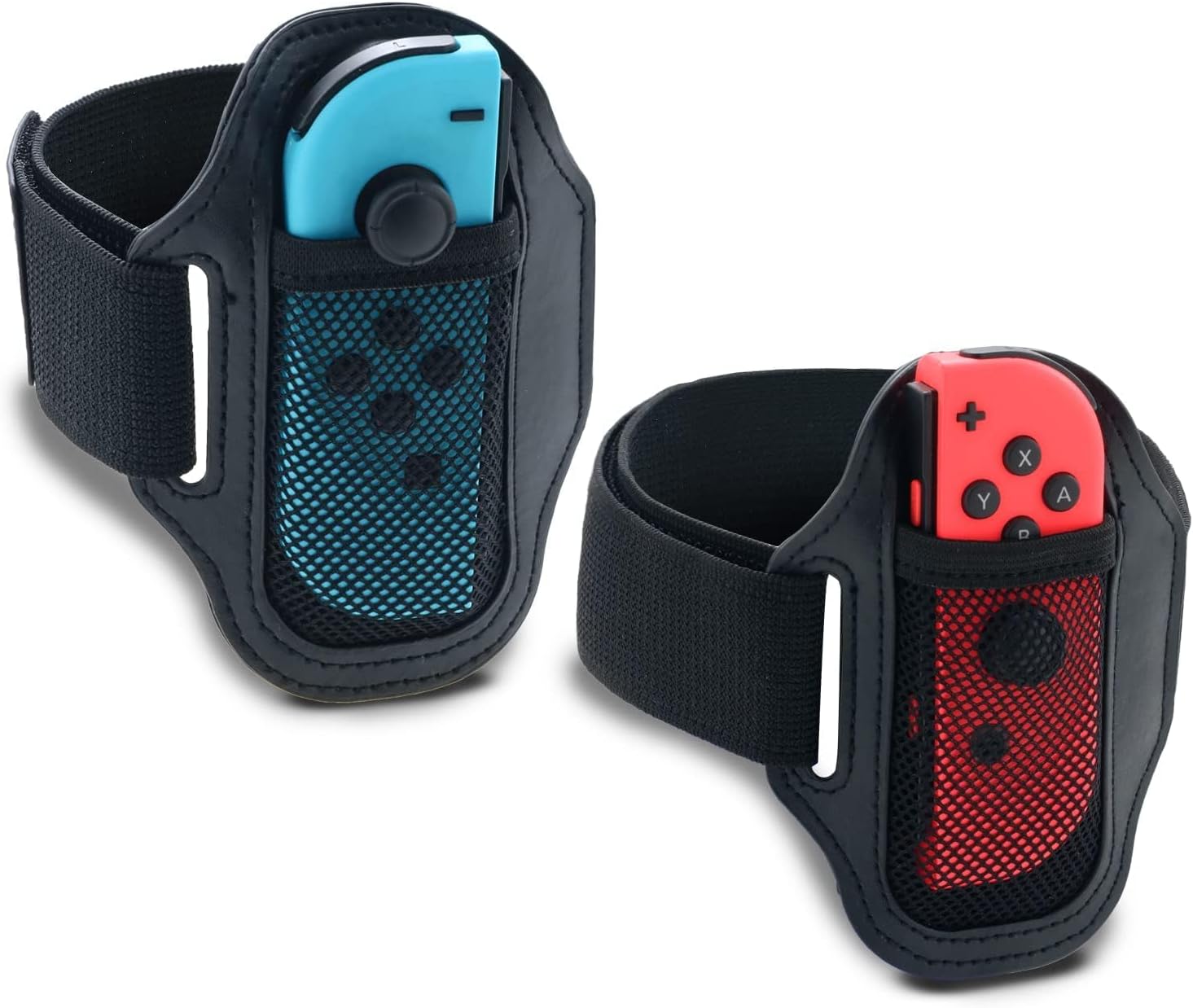 Detalle de HEATFUN Joy-Con Leg Strap adjustable for Switch – 2 pack