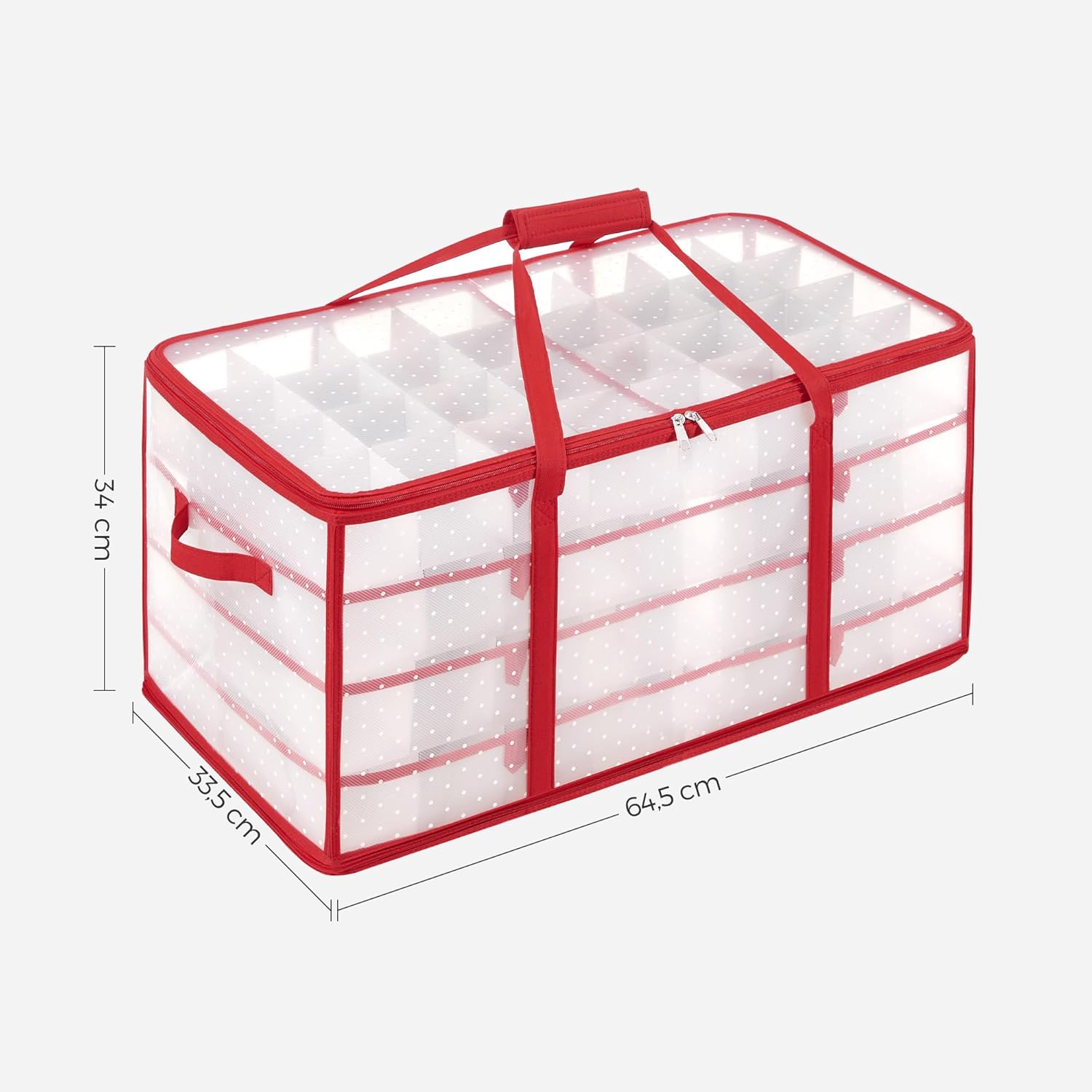 Thumbnail 6 de SONGMICS RFB029T01 contenitore per palline di Natale 128 posti