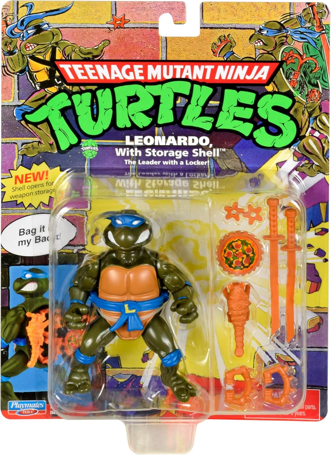 Thumbnail 2 de Tortues Ninja – Figurine articulée Leonardo 10 cm, édition officielle Giochi Preziosi