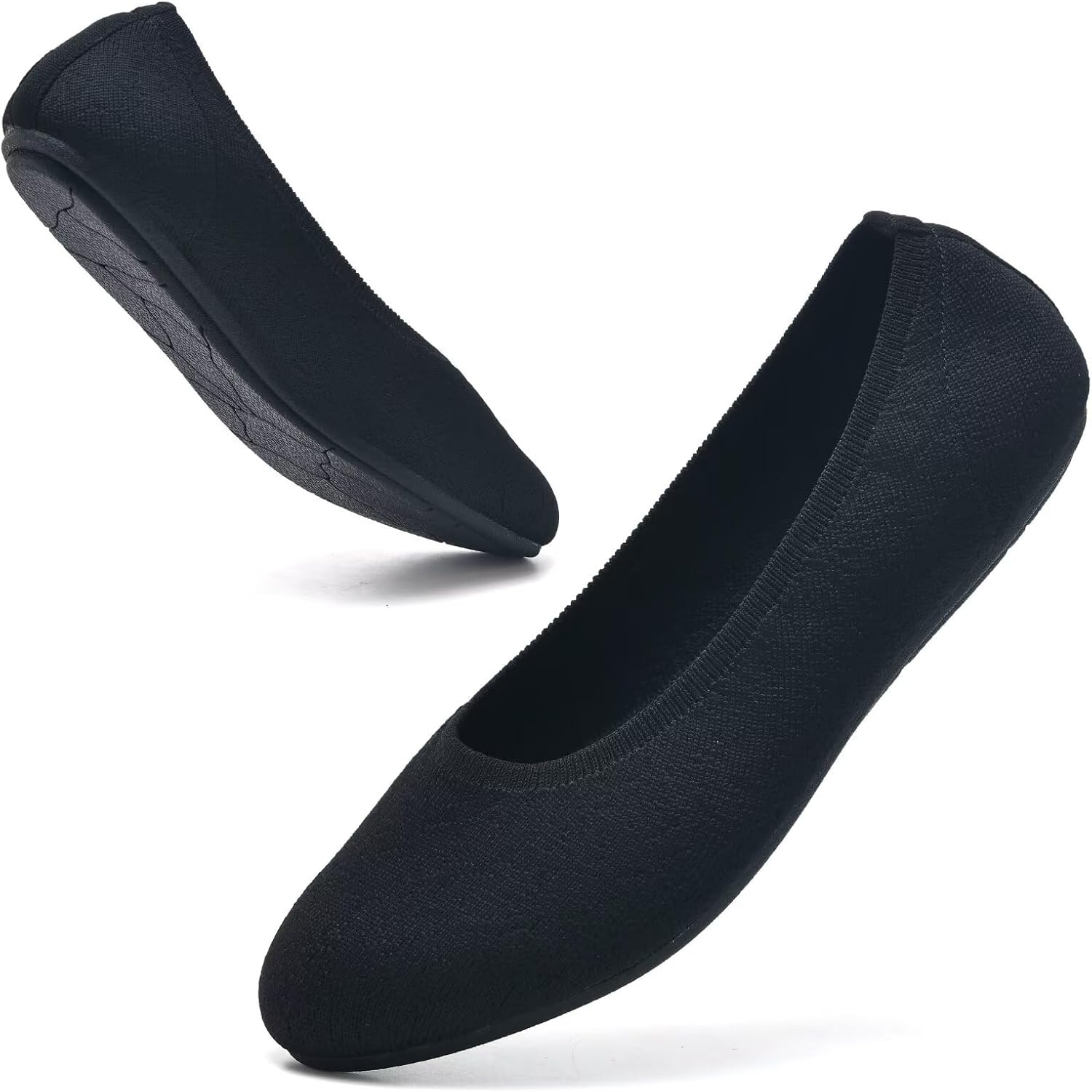 Thumbnail 4 de Puxowe Damen Ballerina Rundzeh Flache Schuhe – Komfortable Slip-On Flats für Alltag und Spaziergänge