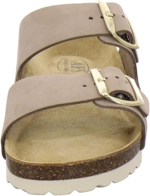 Detalle 2 de AFS-Schuhe 2100 Damen-Pantoletten aus echtem Leder – Made in Germany