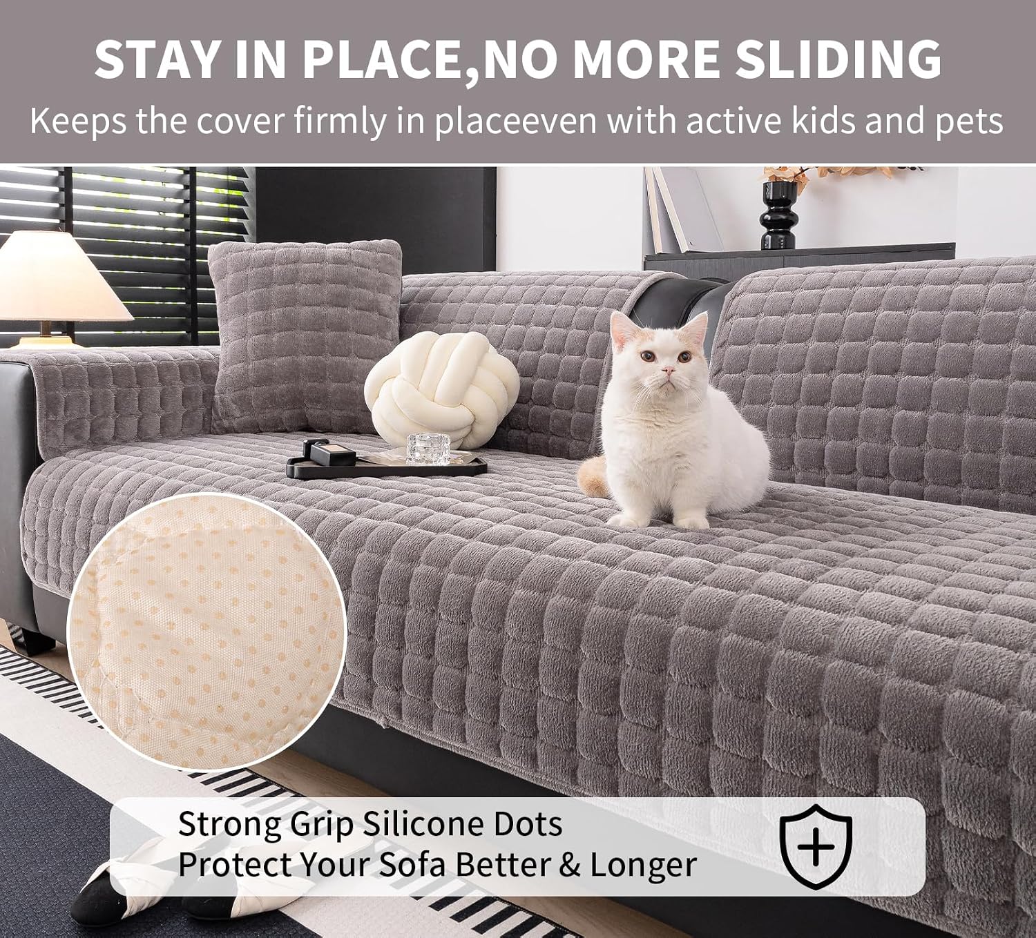 Detalle 2 de MDSASFD Sectional Sofa Cover, 35.4 x 83 in