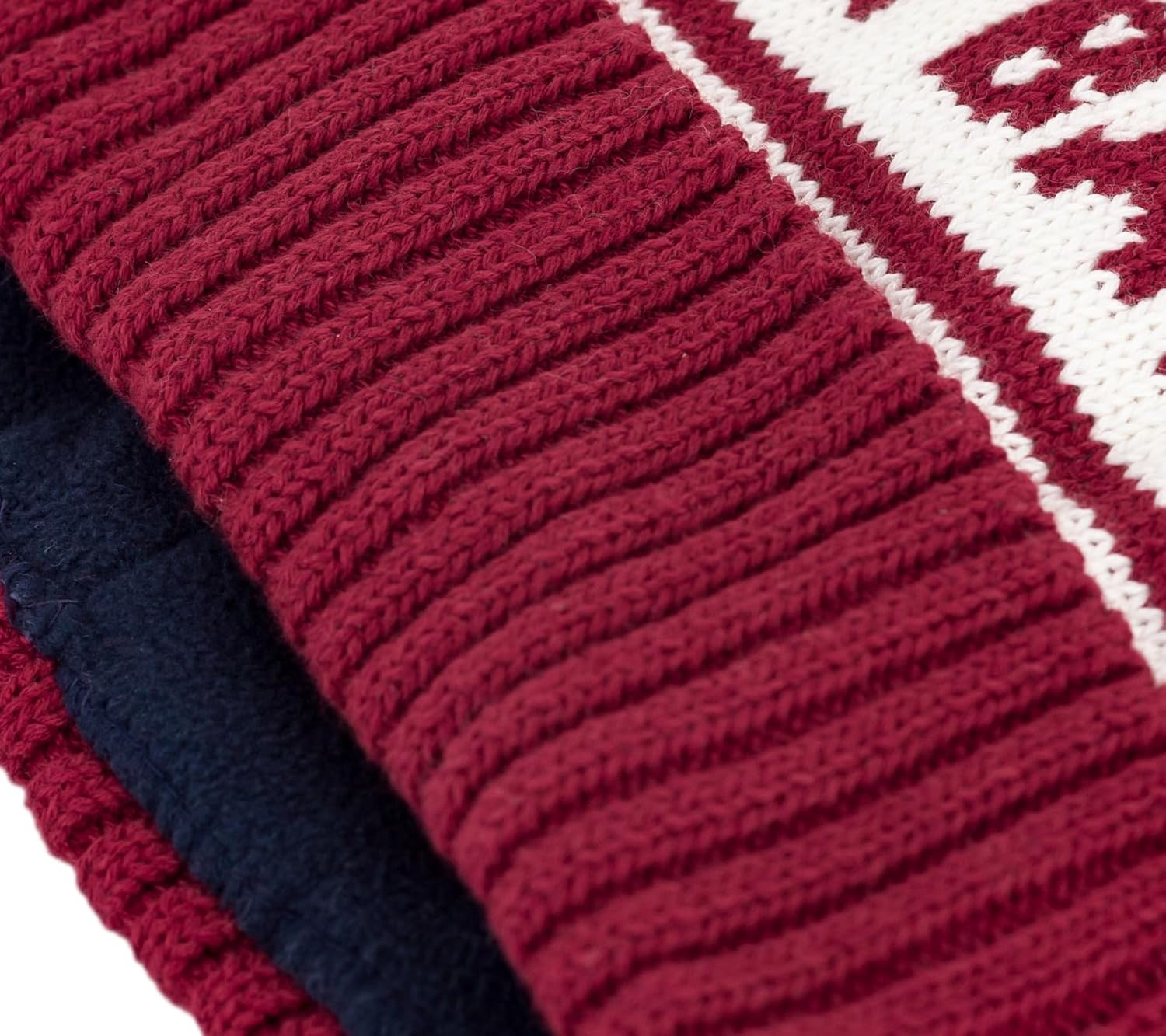Thumbnail 2 de Petit Bateau bonnet enfant en tricot doublé polaire