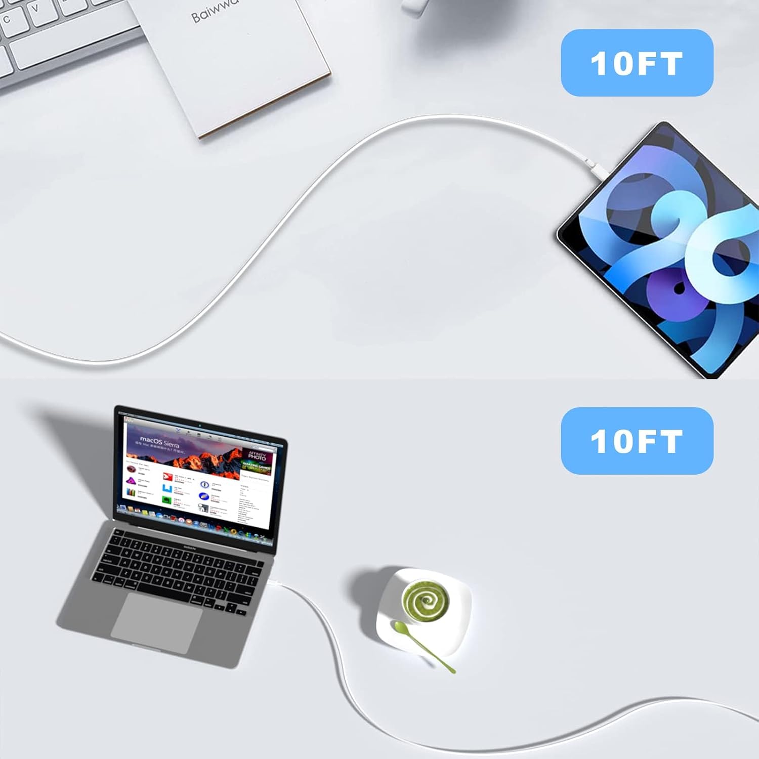 Thumbnail 6 de Apple USB‑C to USB‑C 10ft 100W Fast Charger Cable