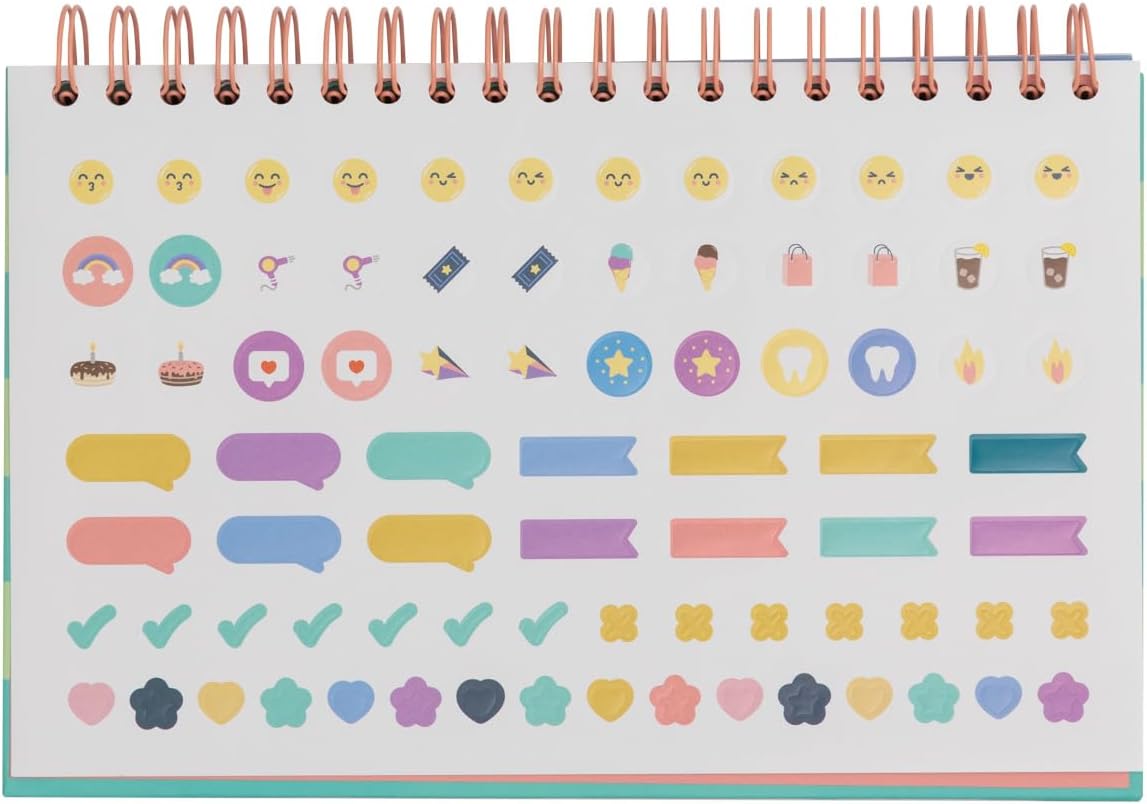 Detalle 2 de Mr. Wonderful Planner settimanale e mensile – Comincio da subito. So che ce la farò!