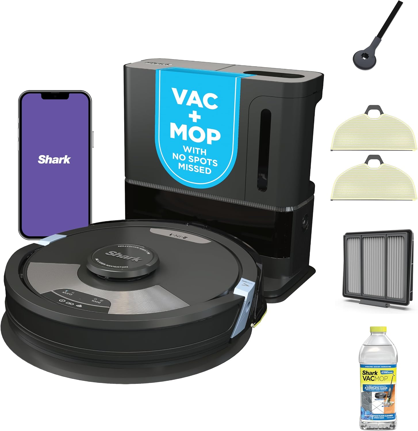 Detalle 2 de Shark Robot Vacuum and Mop UR2650WS