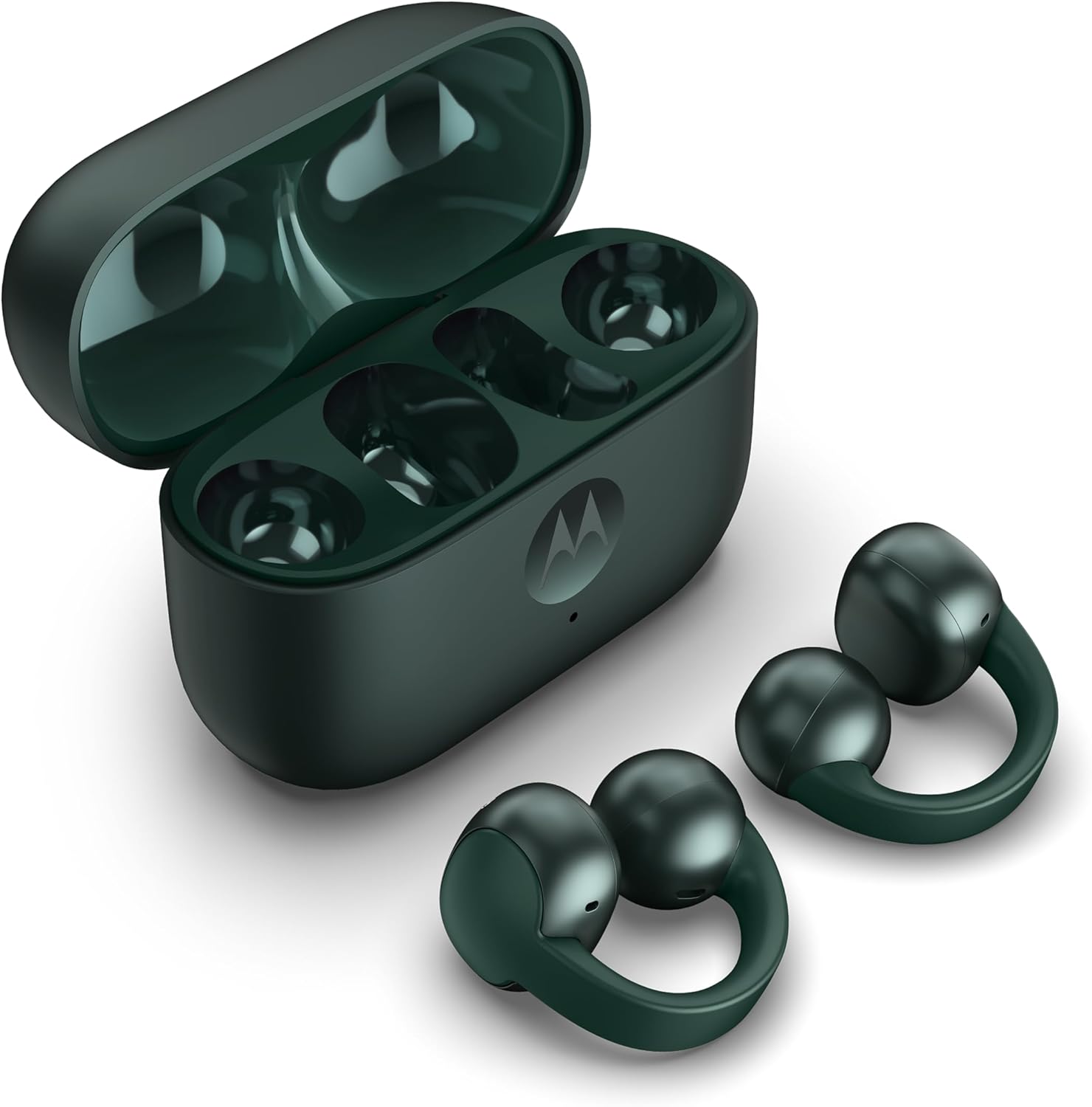 Thumbnail 1 de Motorola Buds Loop Design Premium (Trekking Green) : expérience acoustique et autonomie longue durée