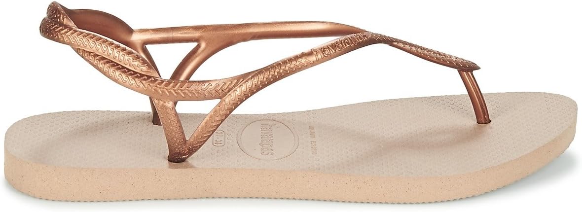 Detalle 2 de Havaianas Luna HV4129697-5282 Women's Flip-Flops, Rose Gold, Size 2