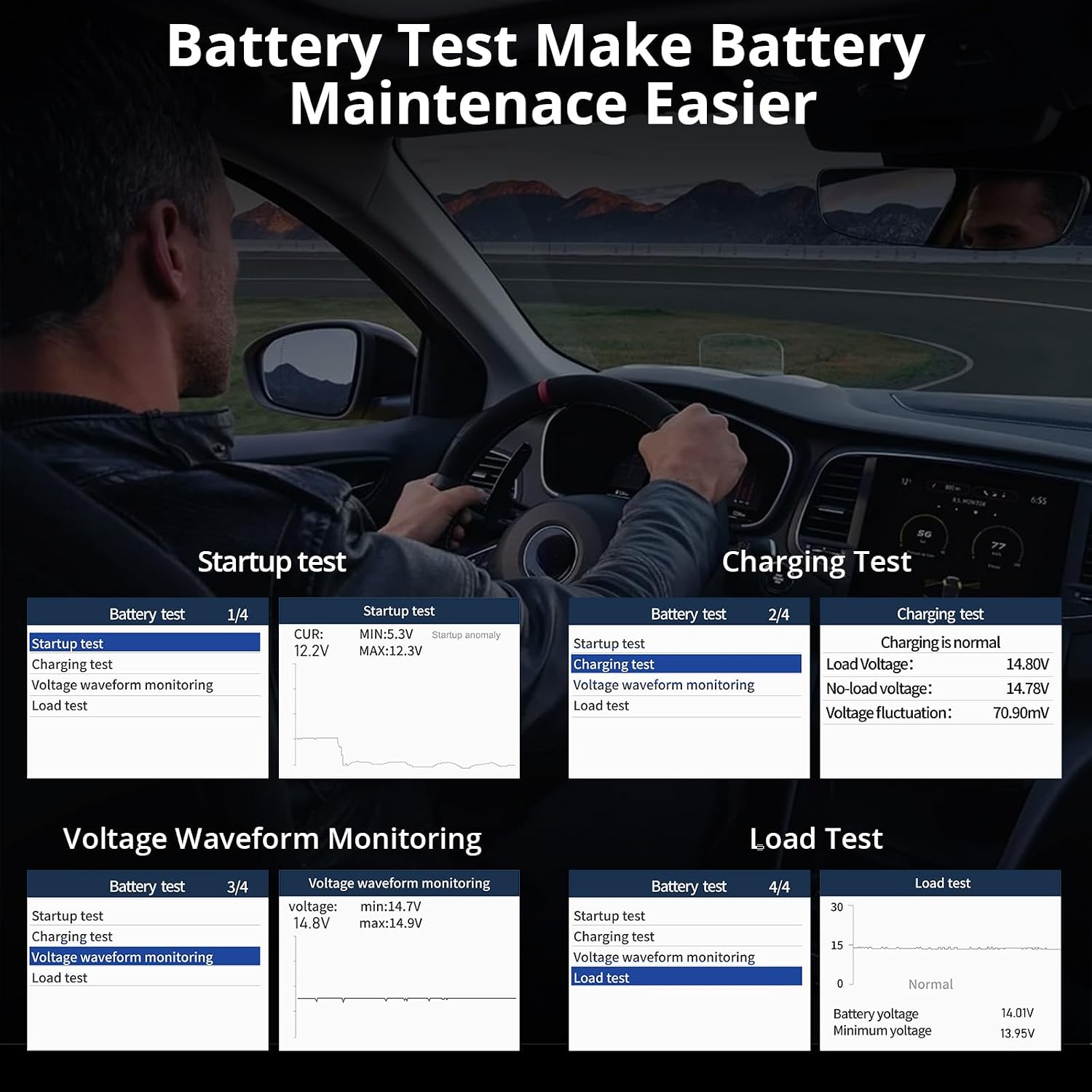 Thumbnail 5 de ALLmeter OBD2 Scanner 2.8" Colour Screen