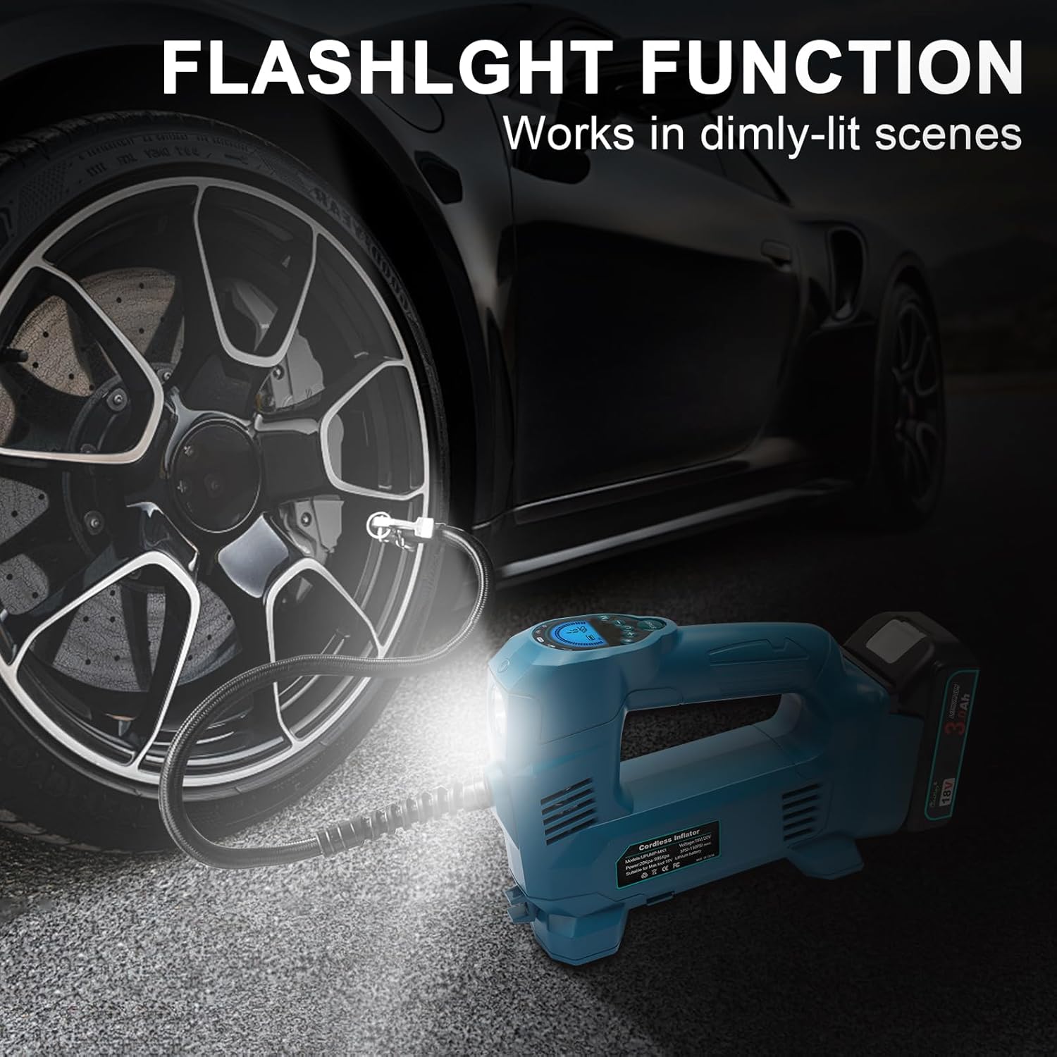 Thumbnail 4 de Kabelloser Akku Kompressor 18V 🔧