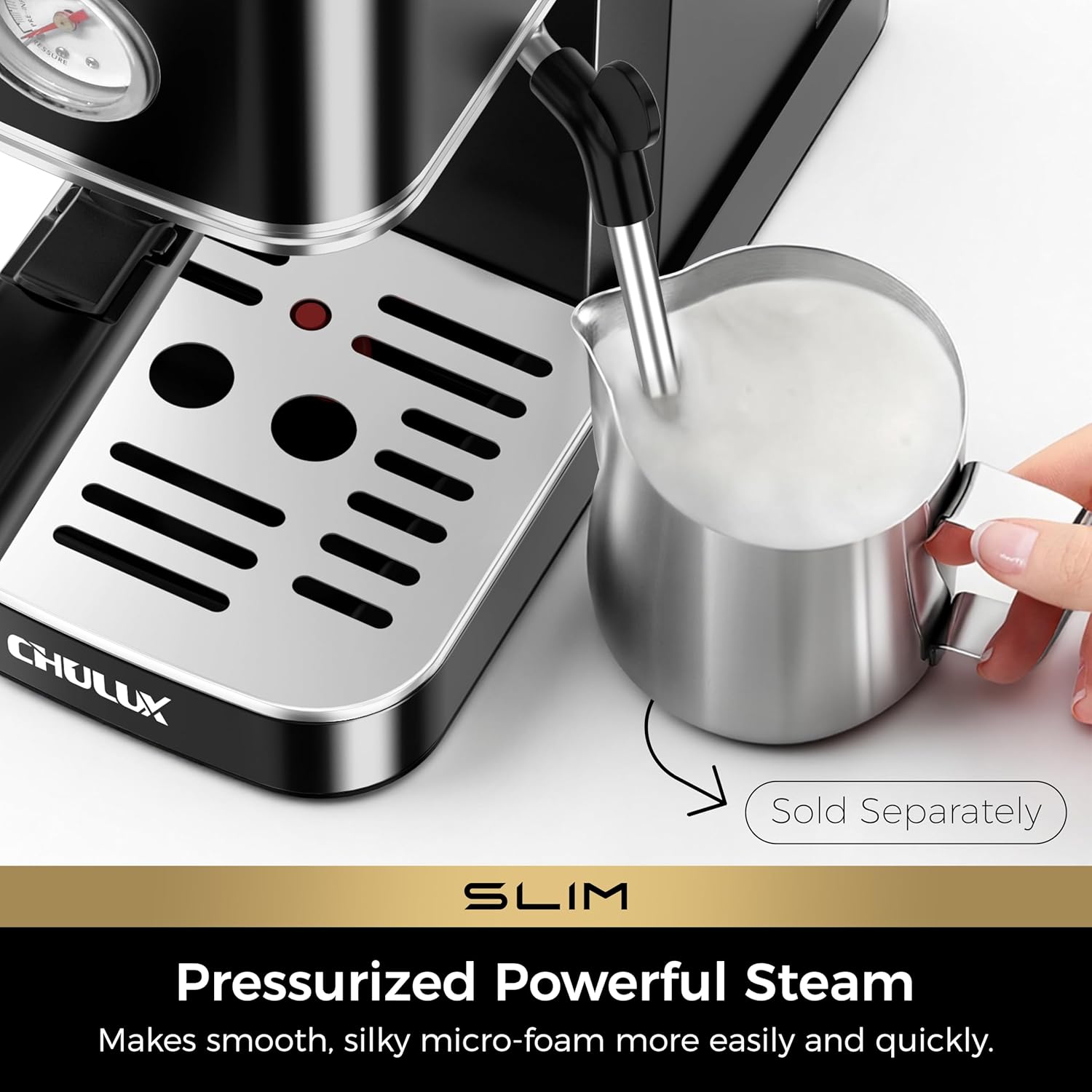 Thumbnail 2 de CHULUX Slim Espresso Machine 20 Bar