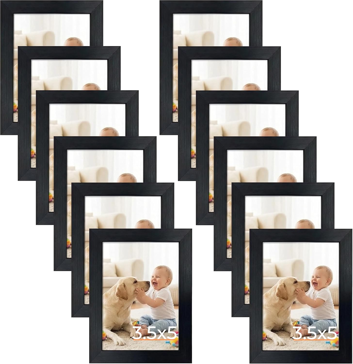 Detalle de Giftgarden Picture Frame Set, 3.5 x 5 in