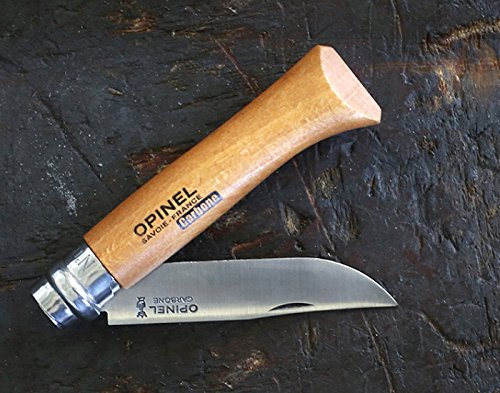 Thumbnail 7 de Opinel N°8, couteau pliant à lame Yatagan en acier inoxydable et Manche en hêtre verni