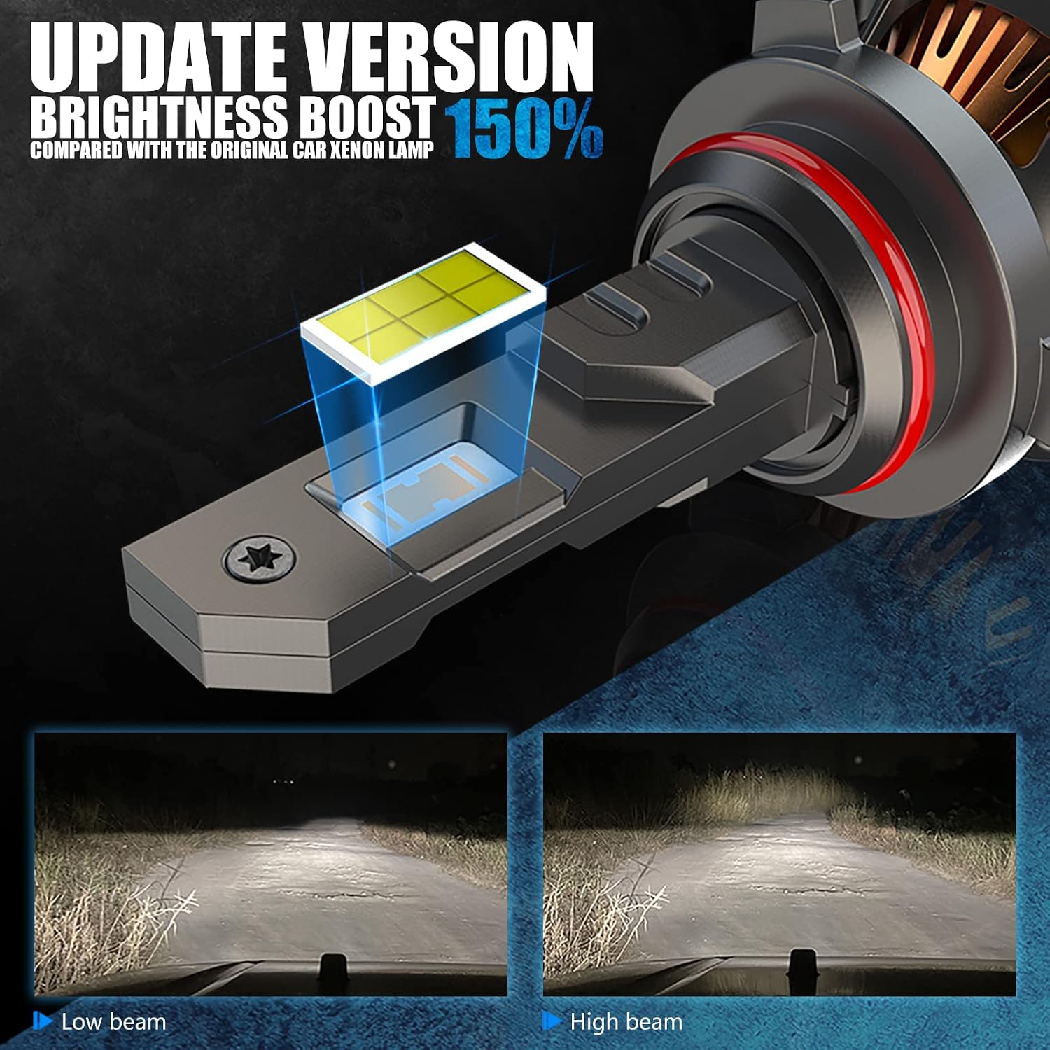 Thumbnail 1 de D-Lumina 9005 HB3 160W 30000LM LED Canbus
