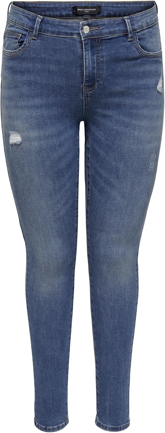 Detalle de ONLY Jean Skinny ONLWAUW Taille Moyenne - jean skinny