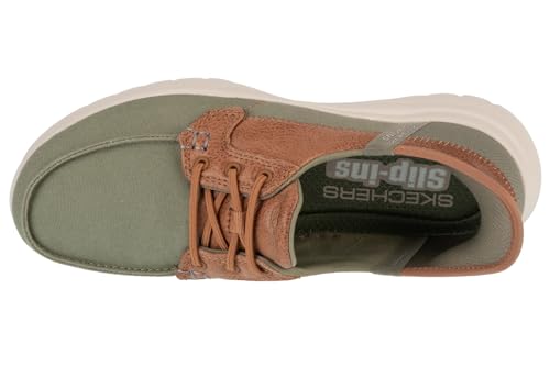 Detalle de Skechers Go Flex Palmilla Mujer 👟 Olive, Talla 39 EU