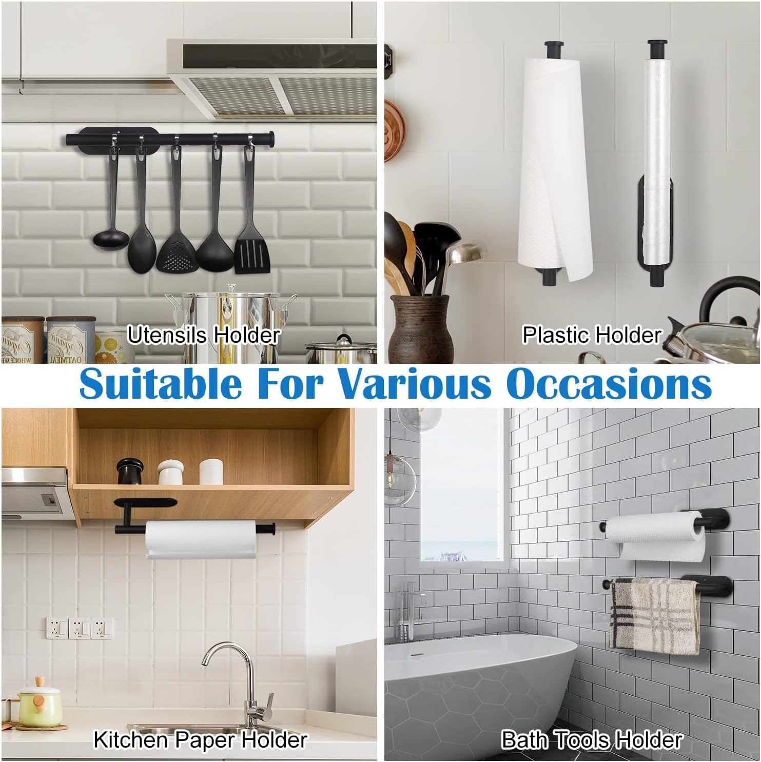 Detalle 1 de Fvviia Paper Towel Holder SUS304 Stainless Steel