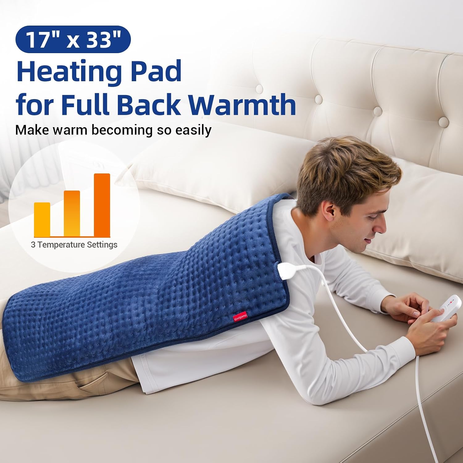 Detalle de Comfytemp Heating Pad 33" x 17
