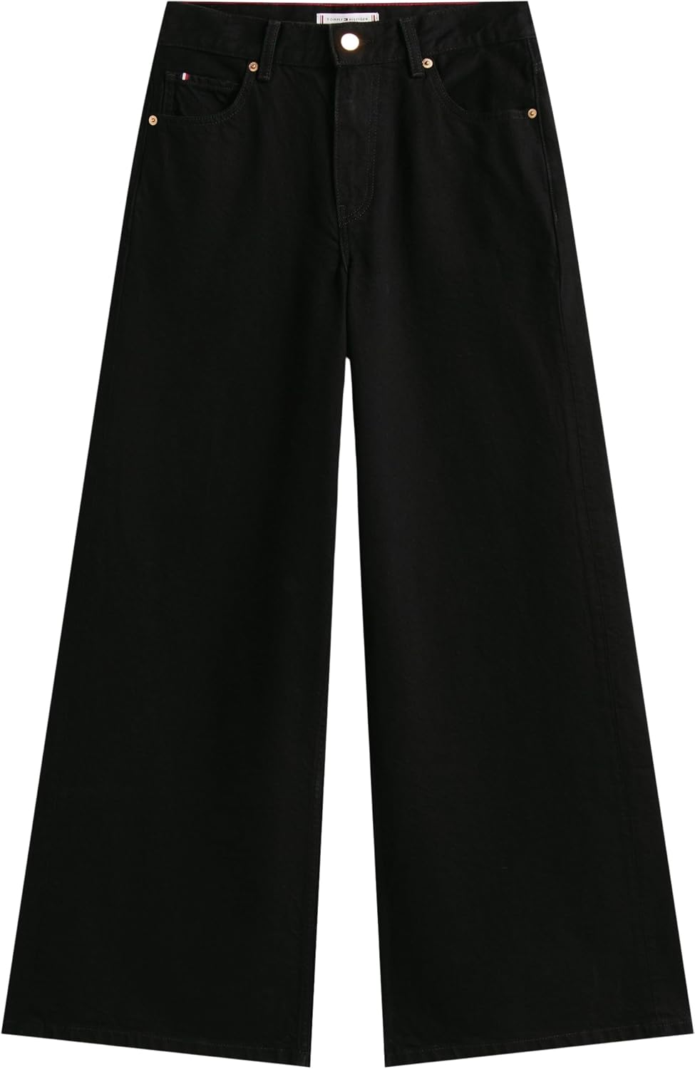 Detalle de Tommy Hilfiger Women’s Black 70s Wide Leg Jeans
