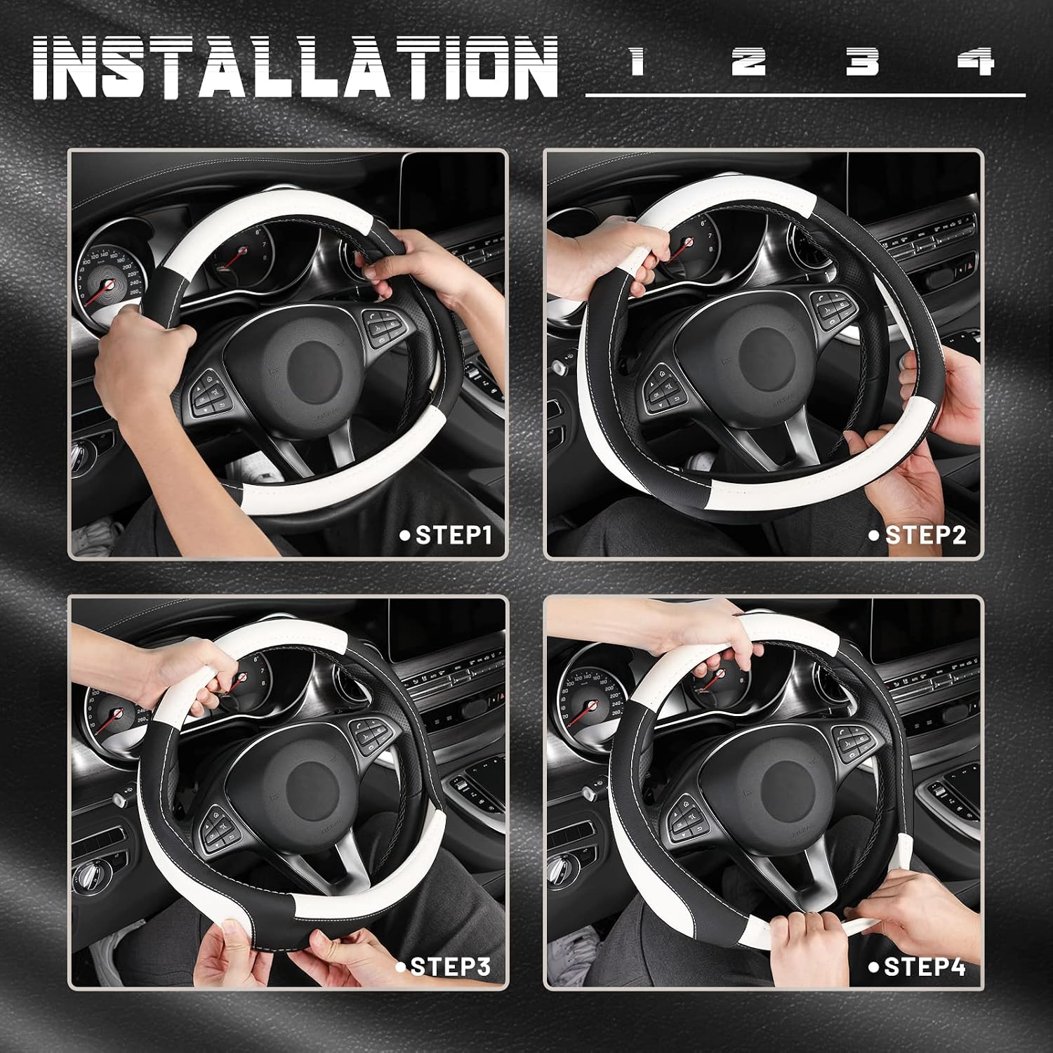 Detalle 2 de SEG Direct Steering Wheel Cover 14.5–15 Inch