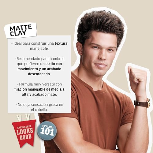 Thumbnail 4 de American Crew Matte Clay cera 85g para peinar