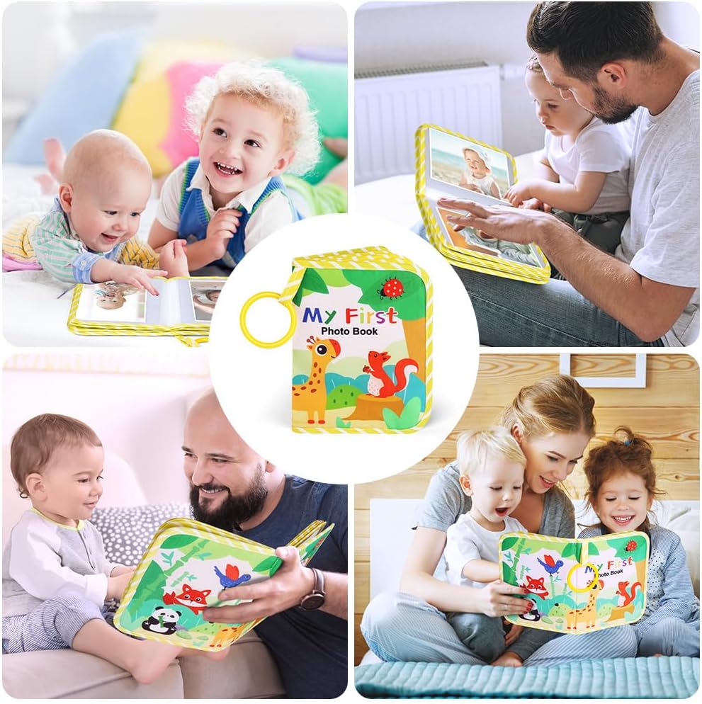 Thumbnail 6 de Aolso Album Nascita per Bambini e Neonati in tessuto morbido con copertina motivo e fino a 17 foto