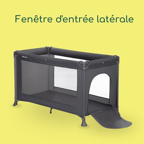 Detalle de Bebeconfort Sweet Dreams — Lit parapluie bébé 0–3 ans (0–15 kg), Grand Matelas, Ouverture Latérale, Design Pliable