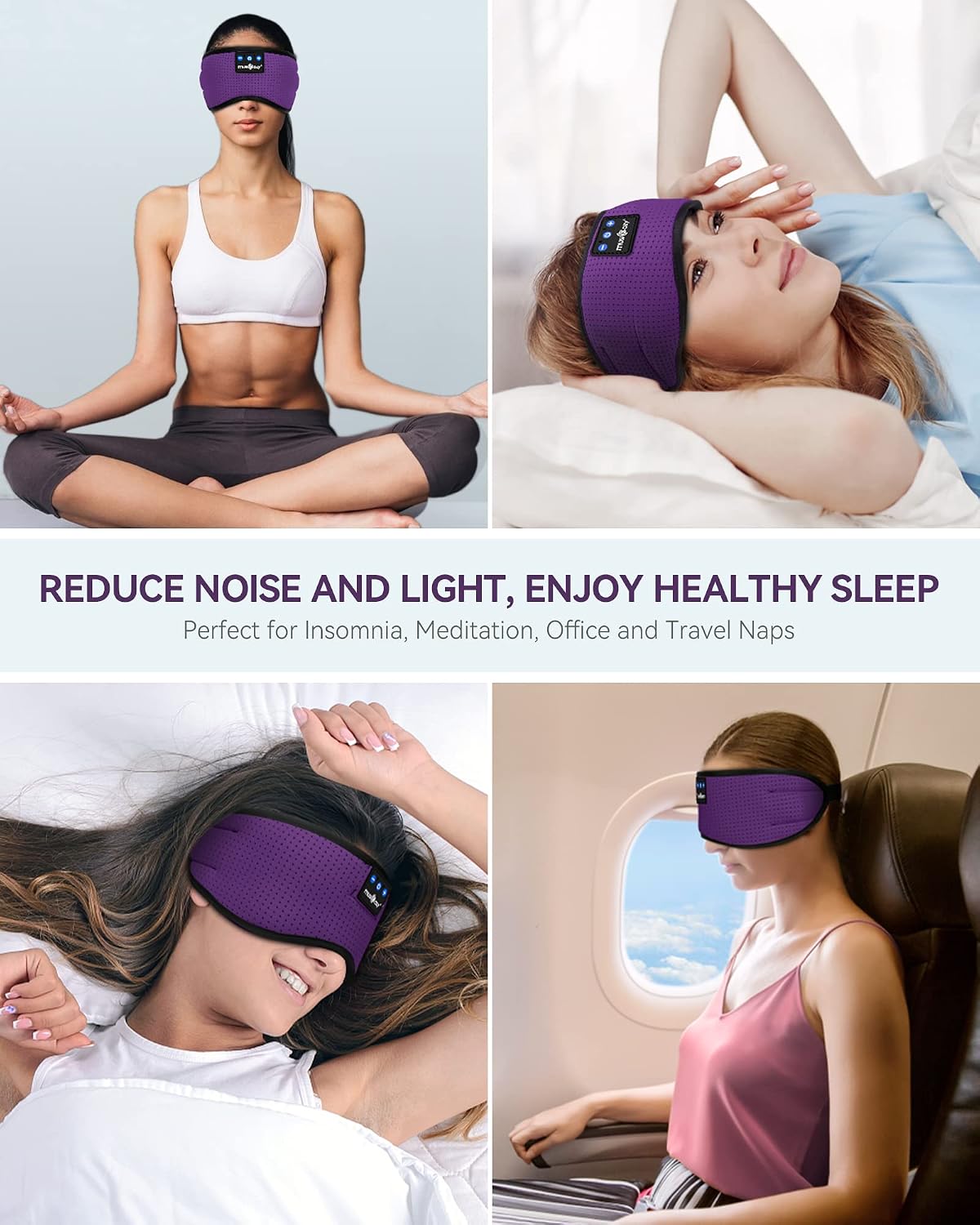 Thumbnail 6 de MUSICOZY GH01 Bluetooth Sleep Headphones and Mask, Cooling Lining
