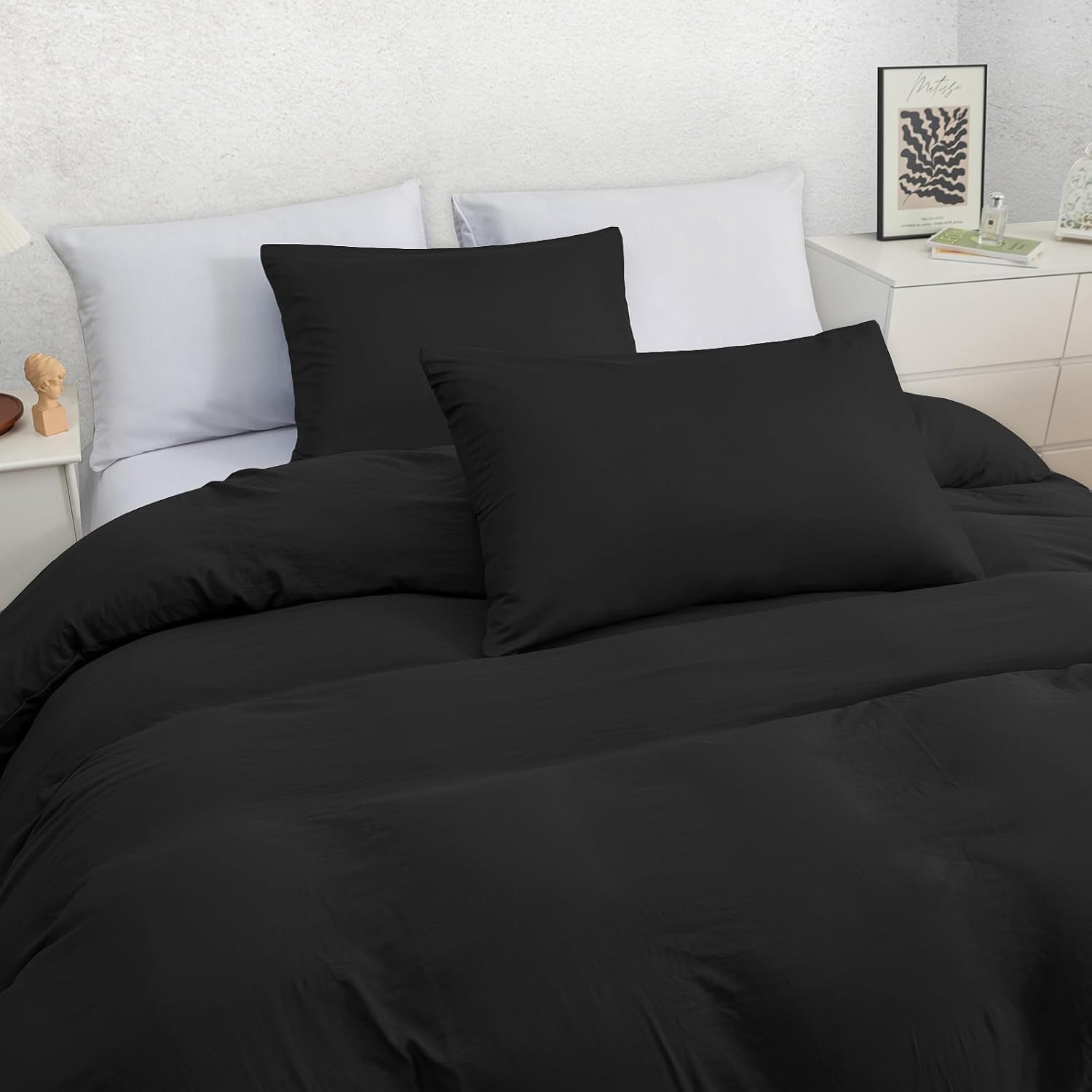 Detalle 2 de Pamposh Double Duvet Set (washed microfibre) with zipper closure and 2 pillowcases