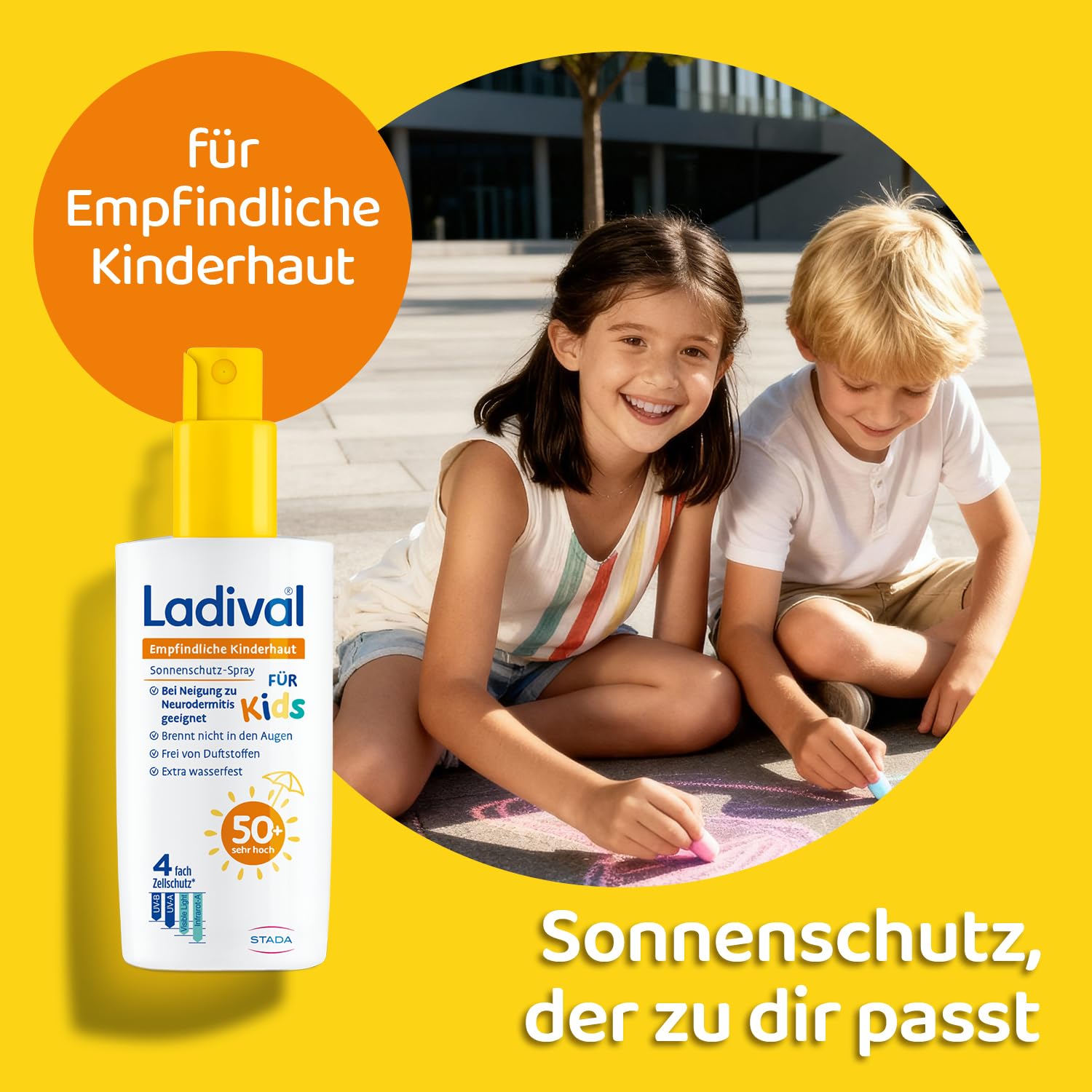 Detalle de Ladival Kinder Sonnenschutz Spray LSF 50+ 150 ml